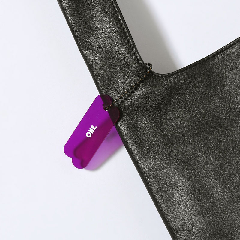 【期間限定発売:2/7～2/23】SHOPPING LEATHER HAND BAG -BLACK-