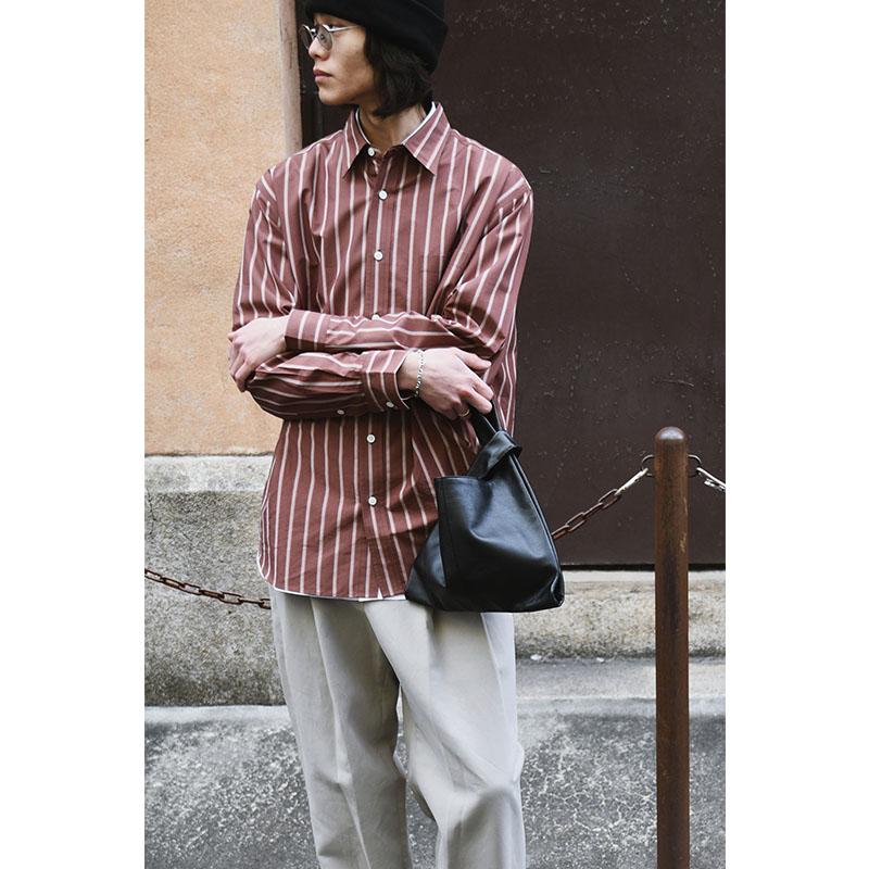 【期間限定発売:2/7～2/23】SHOPPING LEATHER HAND BAG -BLACK-