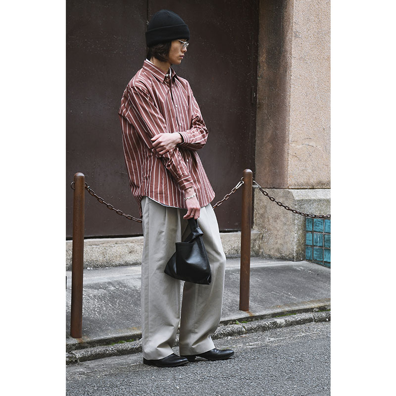 【期間限定発売:2/7～2/23】SHOPPING LEATHER HAND BAG -BLACK-