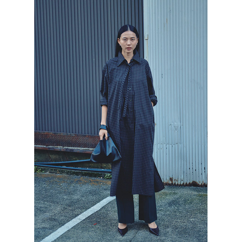 【期間限定発売:2/7～2/23】SHOPPING LEATHER HAND BAG -BLACK-