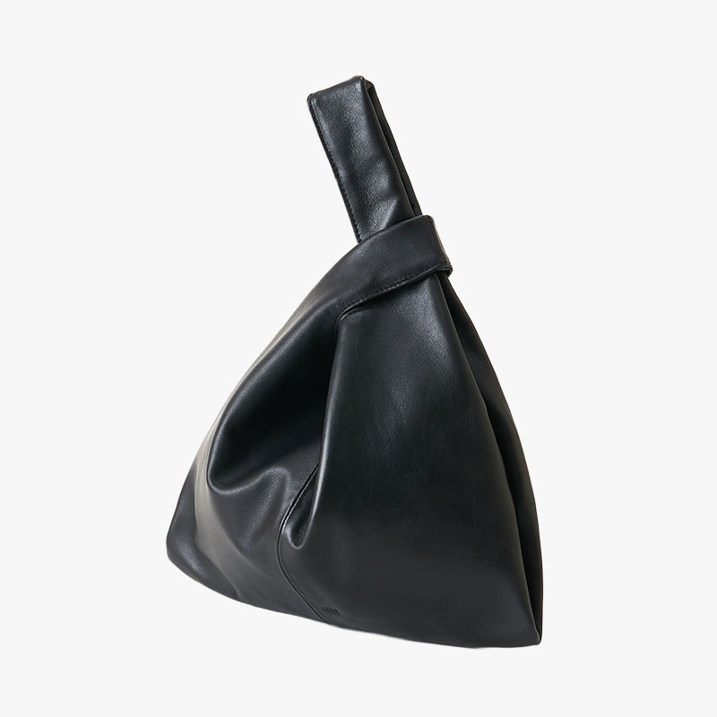 【期間限定発売:2/7～2/23】SHOPPING LEATHER HAND BAG -BLACK-