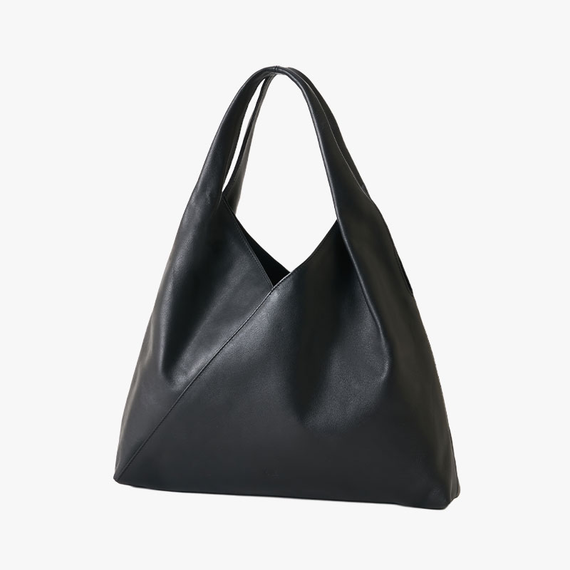 【期間限定発売:2/7～2/23】LEATHER MARCHE BAG -BLACK-