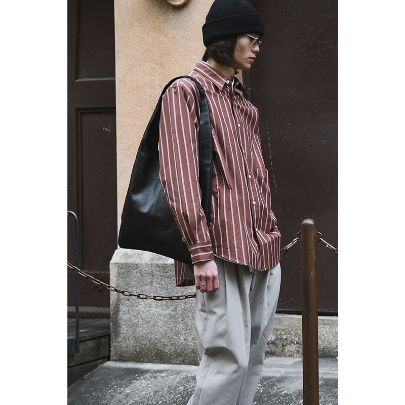 【期間限定発売:2/7～2/23】LEATHER TOTE BAG -BLACK-