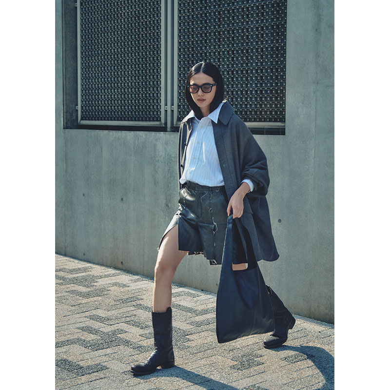 【期間限定発売:2/7～2/23】LEATHER TOTE BAG -BLACK-