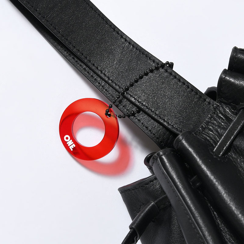 【期間限定発売:2/7～2/23】ONE HANDLE LEATHER HAND BAG -BLACK-