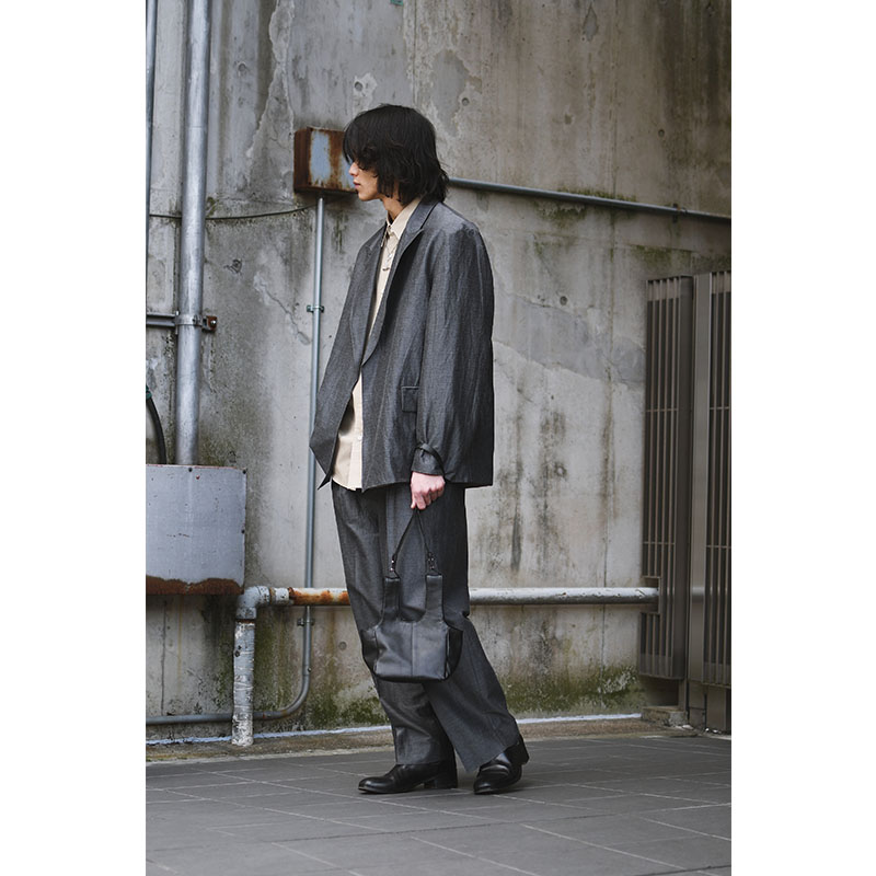 【期間限定発売:2/7～2/23】LEATHER MINI SHOPPER BAG -BLACK-