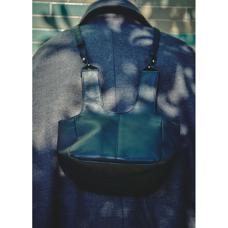 【期間限定発売:2/7～2/23】LEATHER MINI SHOPPER BAG -BLACK-