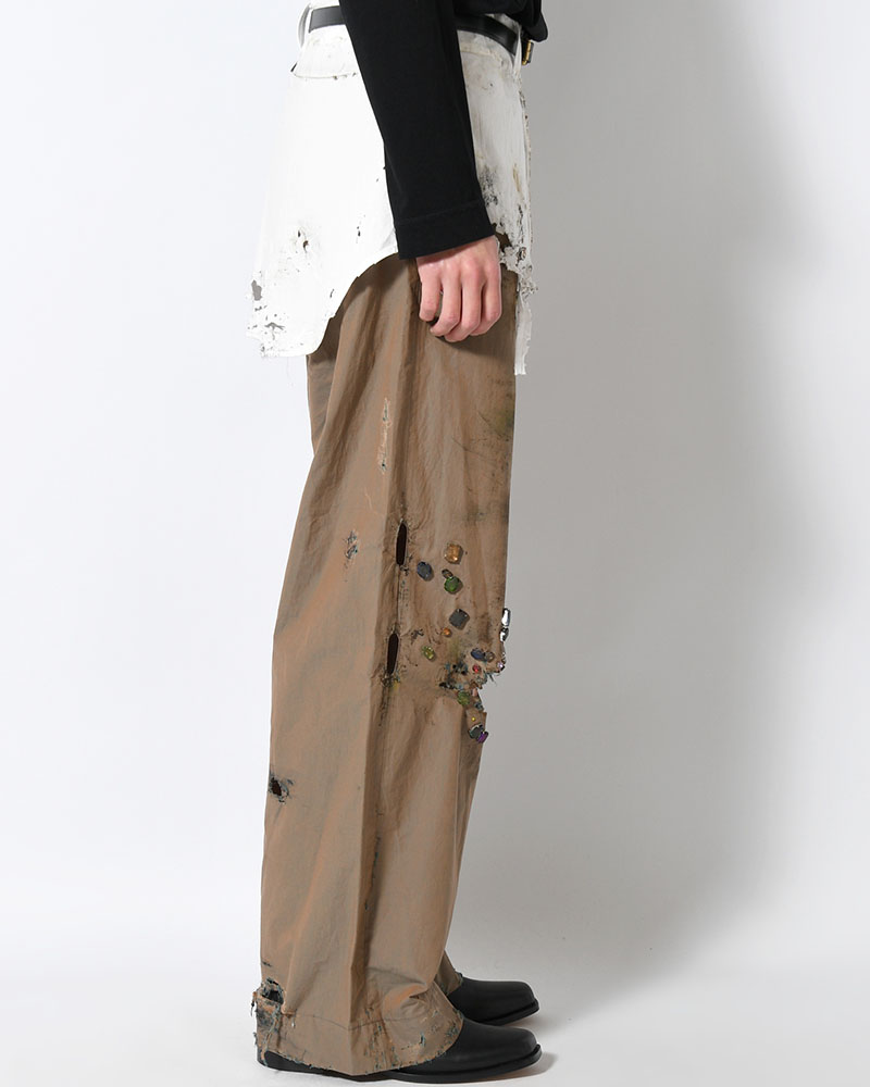 FANG PANTS × AUSKOU -OLIVE-