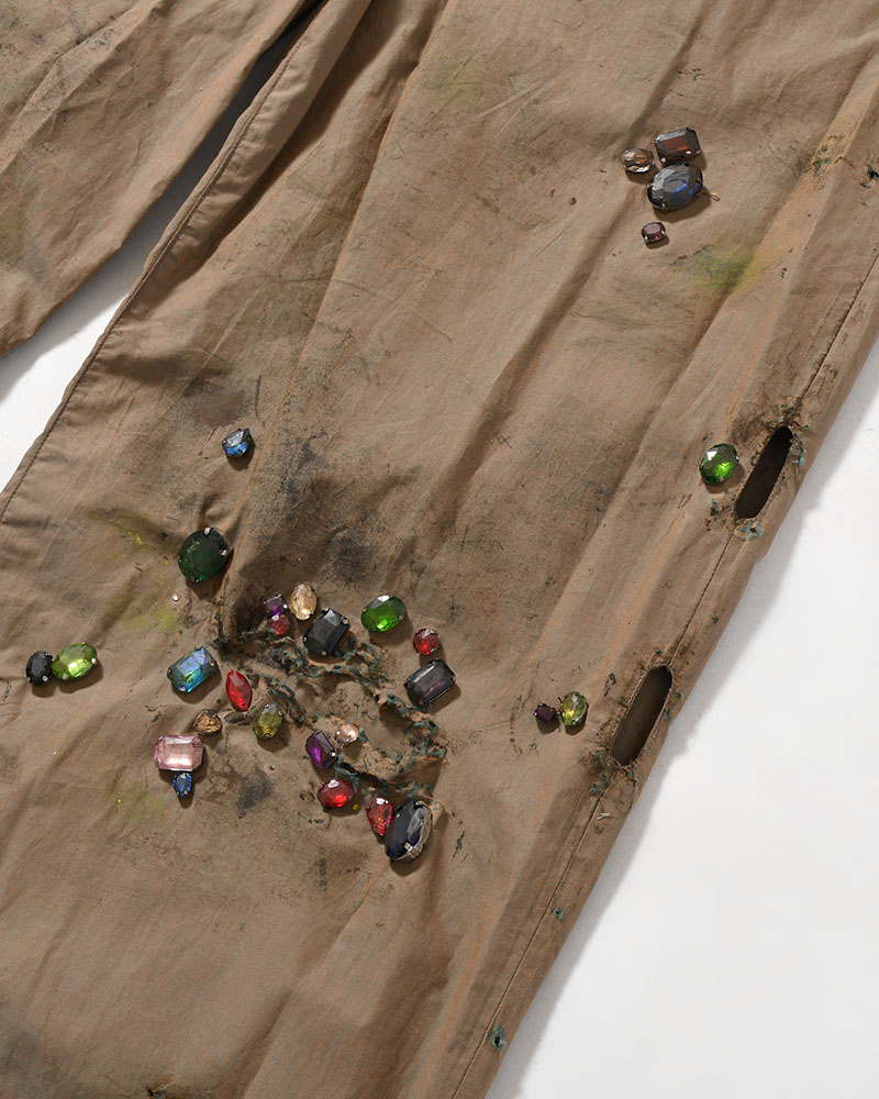 FANG PANTS × AUSKOU -OLIVE-