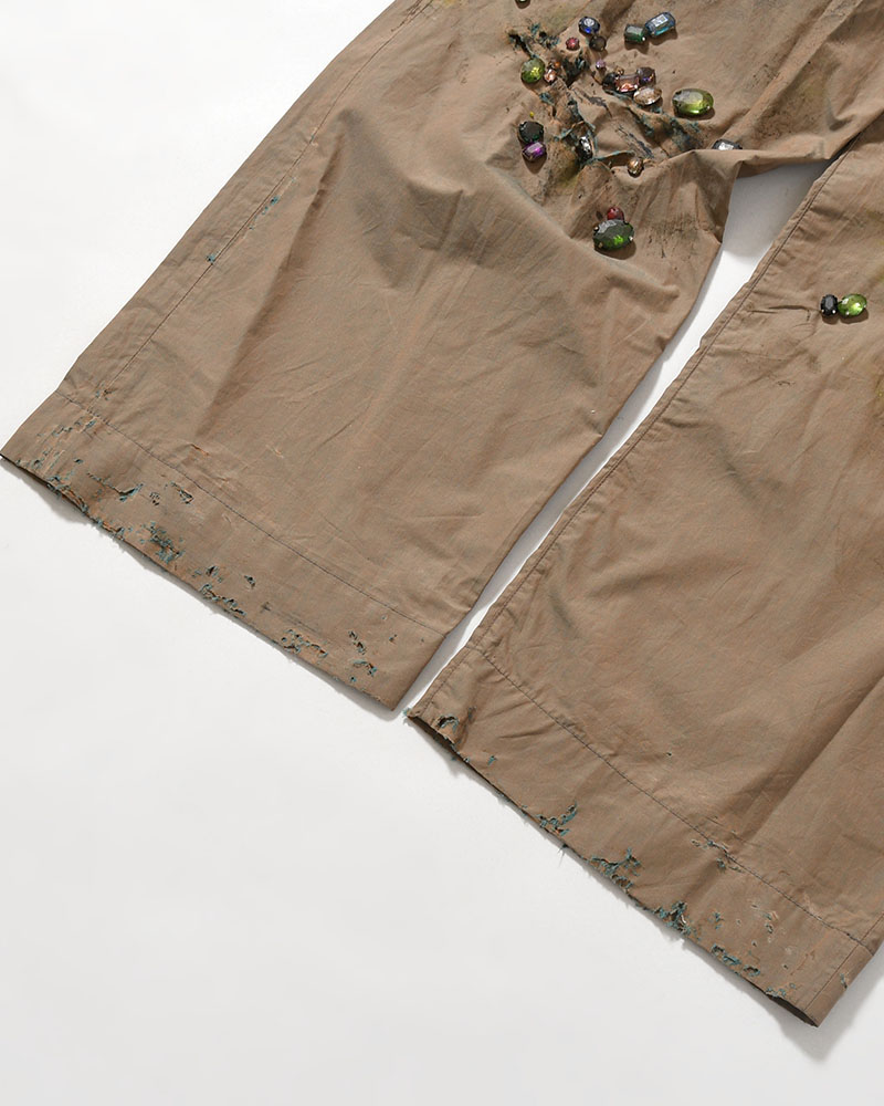 FANG PANTS × AUSKOU -OLIVE-