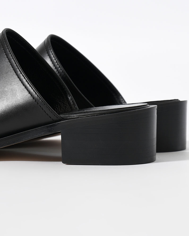 BL SQUARE OPEN TOE -BLACK-