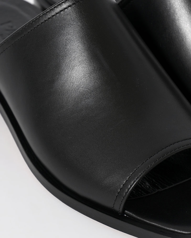 BL SQUARE OPEN TOE -BLACK-