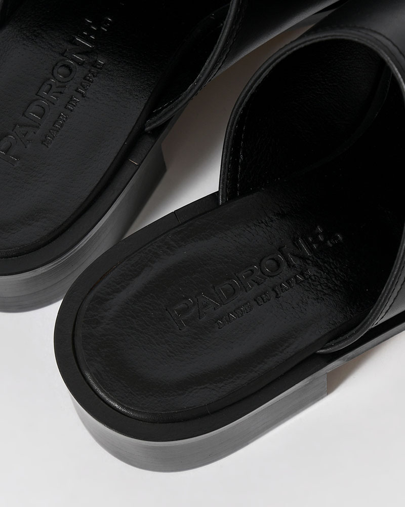 BL SQUARE OPEN TOE -BLACK-