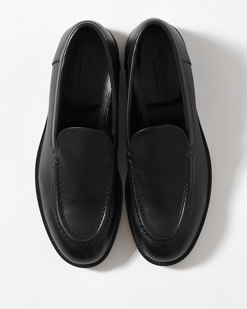 MOCCASIN SLIP-ON -BLACK-
