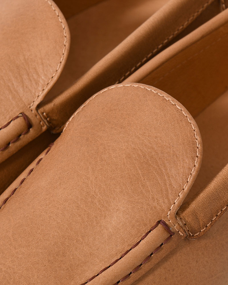 MOCCASIN SLIP-ON -BEIGE-