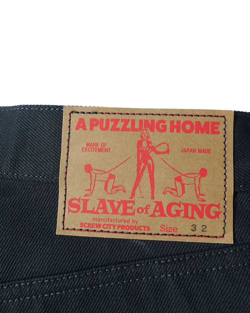 S.O.A FLARE DENIM -BLACK-