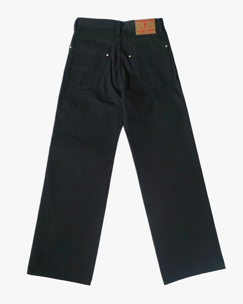 S.O.A WIDE DENIM -BLACK-