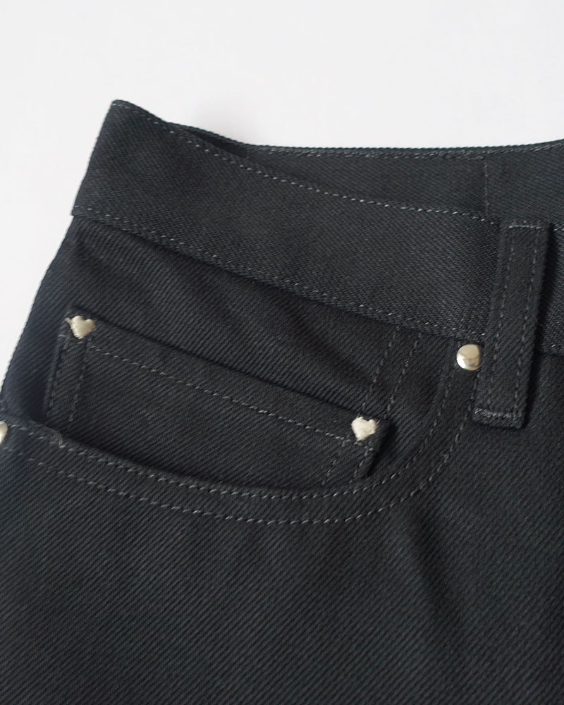S.O.A WIDE DENIM -BLACK-