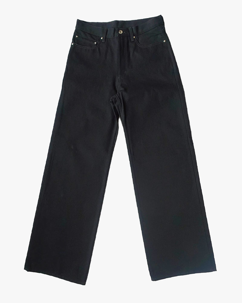 S.O.A WIDE DENIM -BLACK-