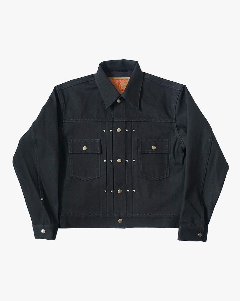 S.O.A DENIM JACKET -BLACK-