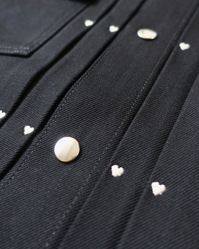 S.O.A DENIM JACKET -BLACK-