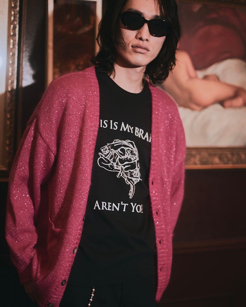 THIS IS MY BRAIN tee -BLACK-