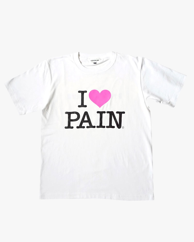 I LOVEPAIN tee -WHITE-