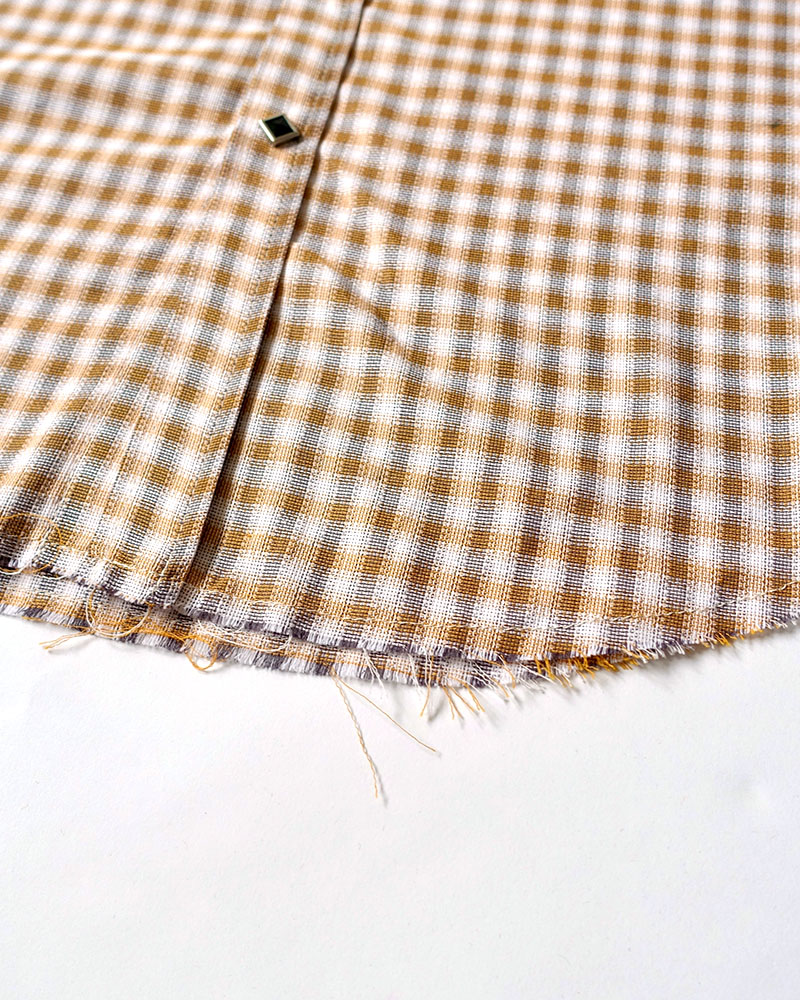 RAW EDGE WESTERN SHIRTS -MUSTARD-
