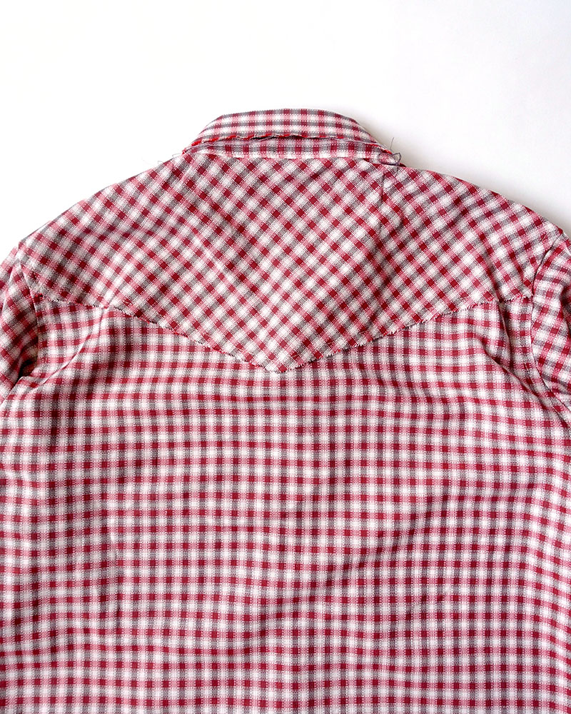 RAW EDGE WESTERN SHIRTS -RED-