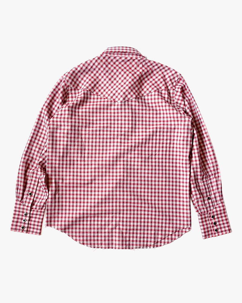 RAW EDGE WESTERN SHIRTS -RED-