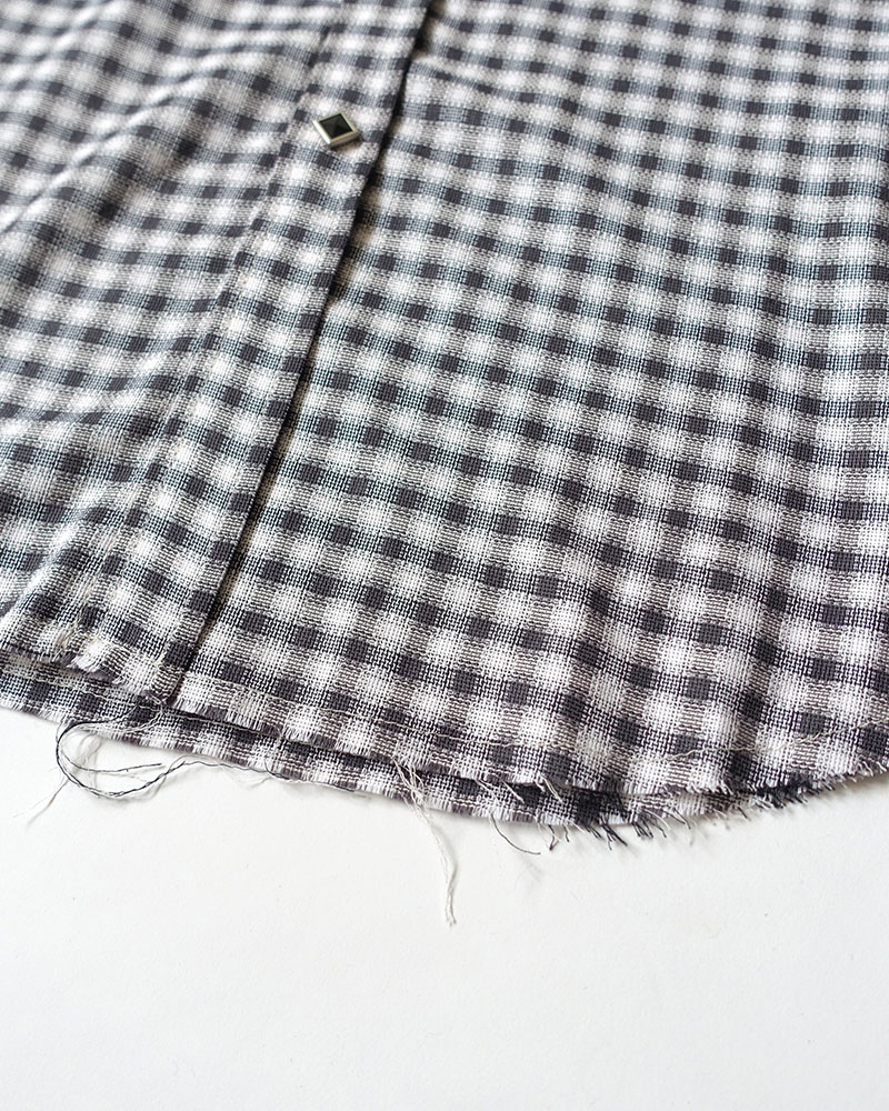 RAW EDGE WESTERN SHIRTS -BLACK-