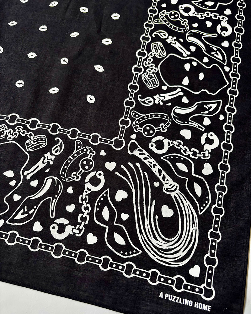 SM BANDANA -BLACK-