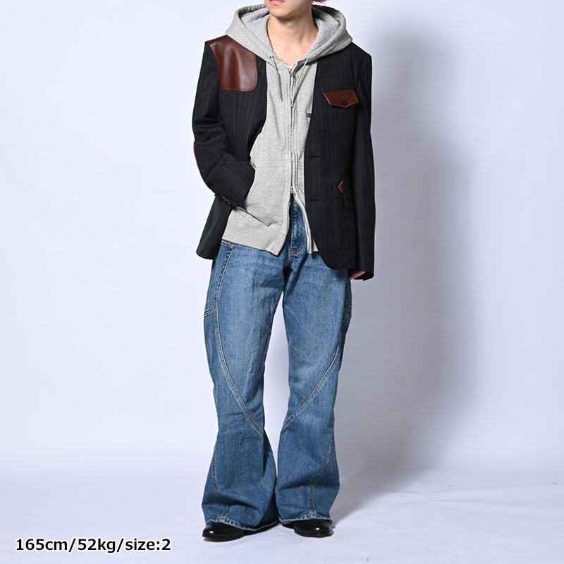 3D CUTTING DENIM PT -2.COLOR-