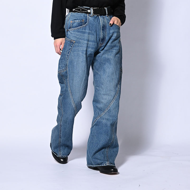 3D CUTTING DENIM PT -2.COLOR-