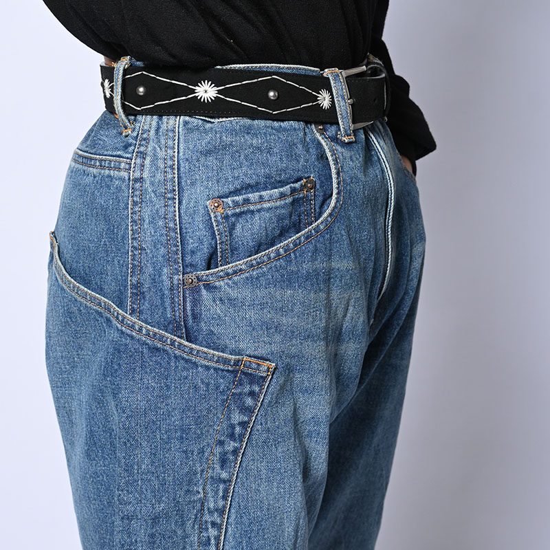 3D CUTTING DENIM PT -2.COLOR-