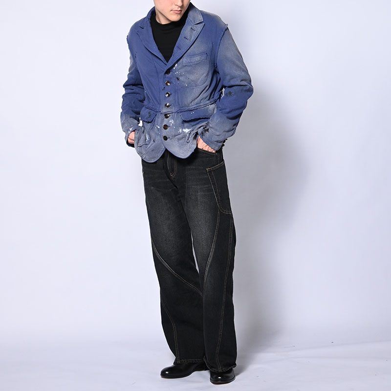 3D CUTTING DENIM PT -2.COLOR-