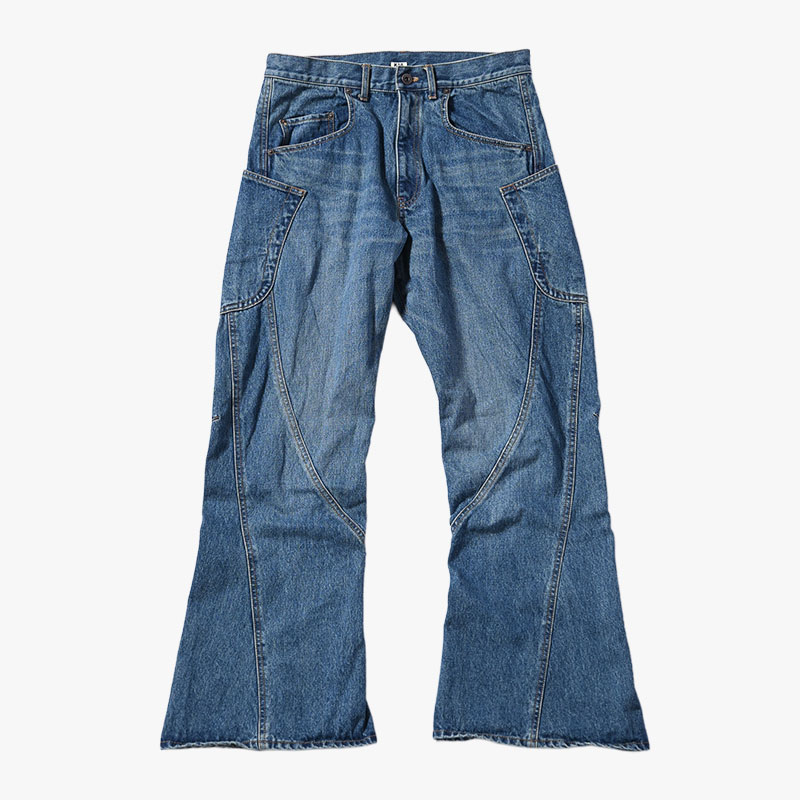 3D CUTTING DENIM PT -2.COLOR-