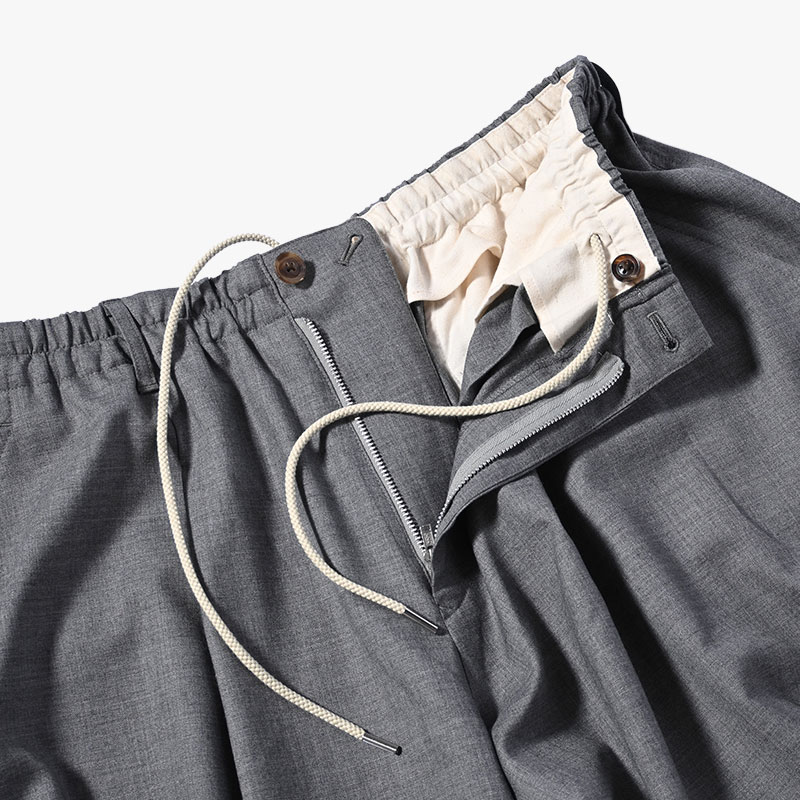 PLEATED BALLOON DRESS PANTS -2.COLOR-