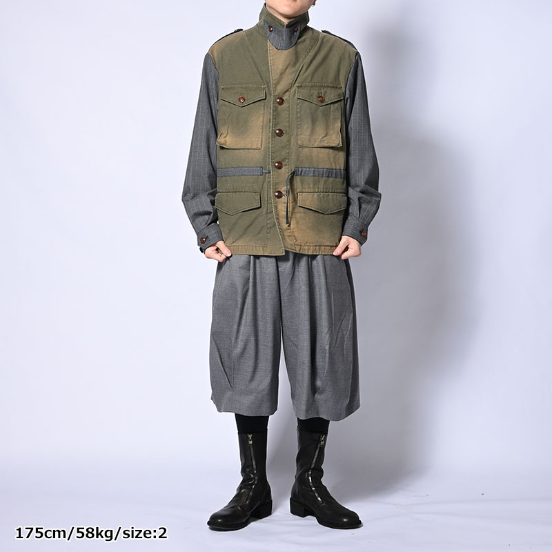 PLEATED BALLOON DRESS PANTS -2.COLOR-