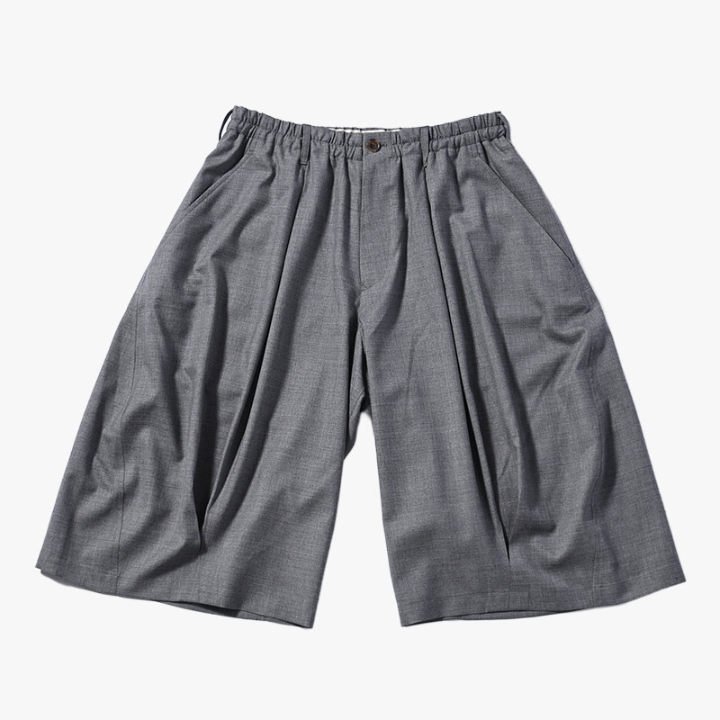 PLEATED BALLOON DRESS PANTS -2.COLOR-(GRAY)