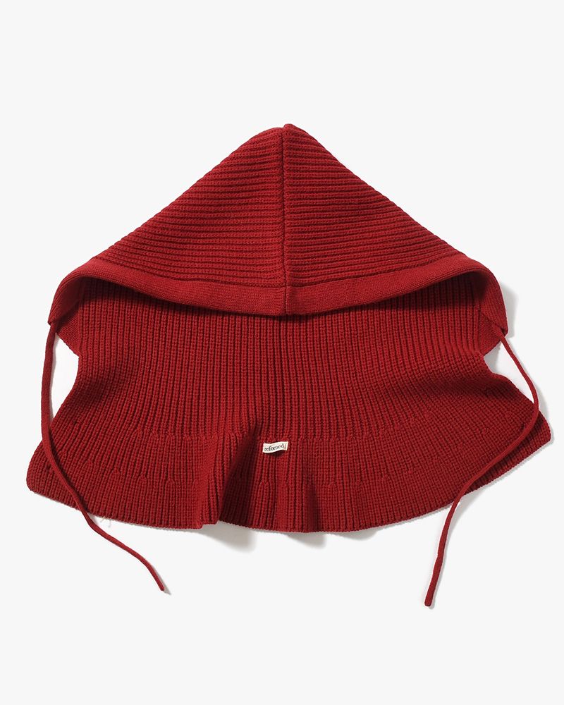 IDLE KNIT BALACLAVA -RED-