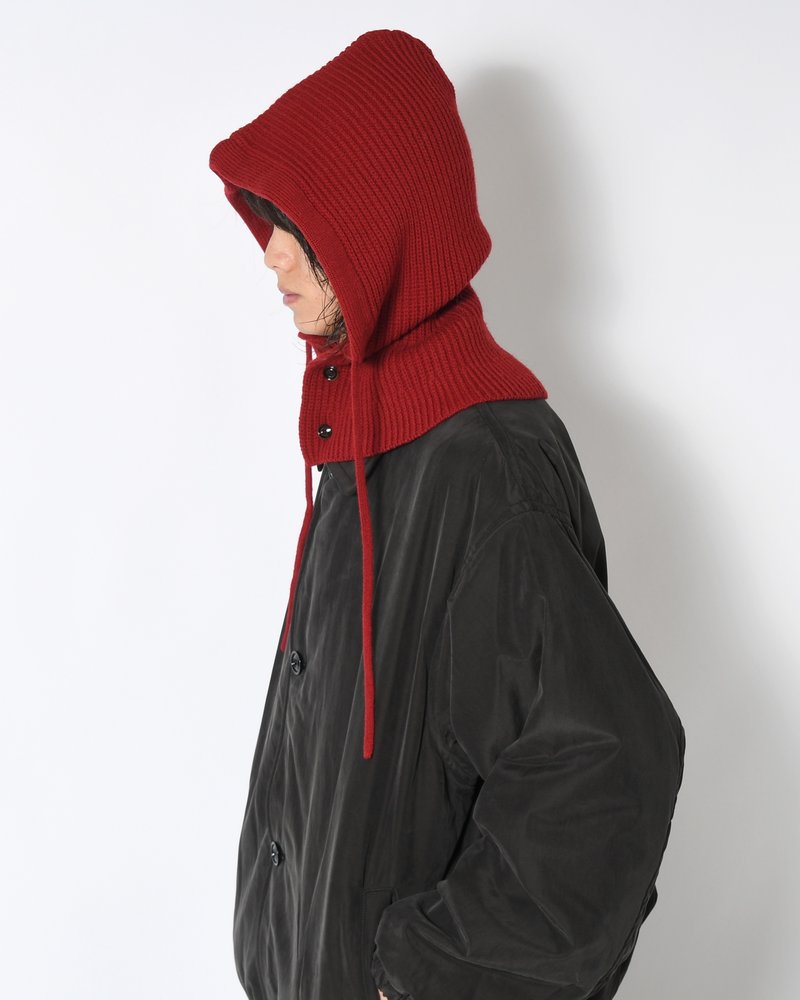 IDLE KNIT BALACLAVA -RED-