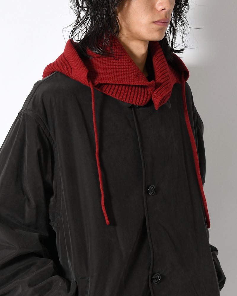 IDLE KNIT BALACLAVA -RED-