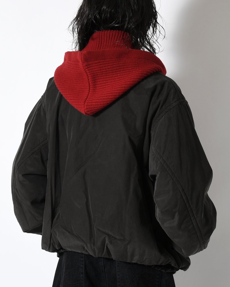 IDLE KNIT BALACLAVA -RED-