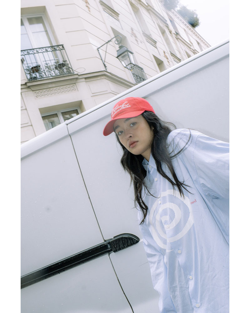 "GuruGuru" CAP -RED-