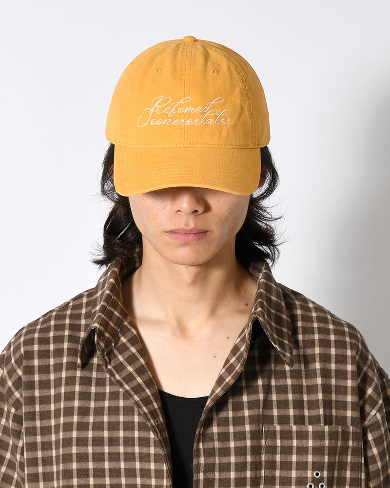 "GuruGuru" CAP -YELLOW-