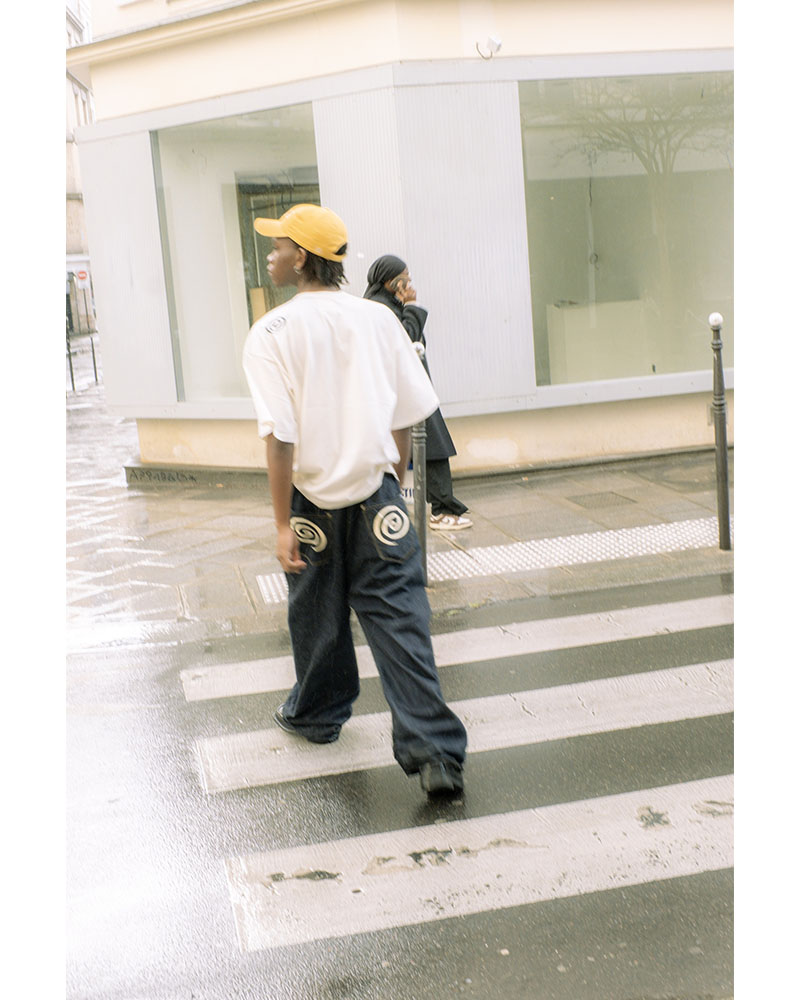 "GuruGuru" CAP -YELLOW-
