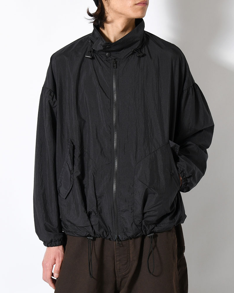 FRAMER NYLON JACKET -BLACK-