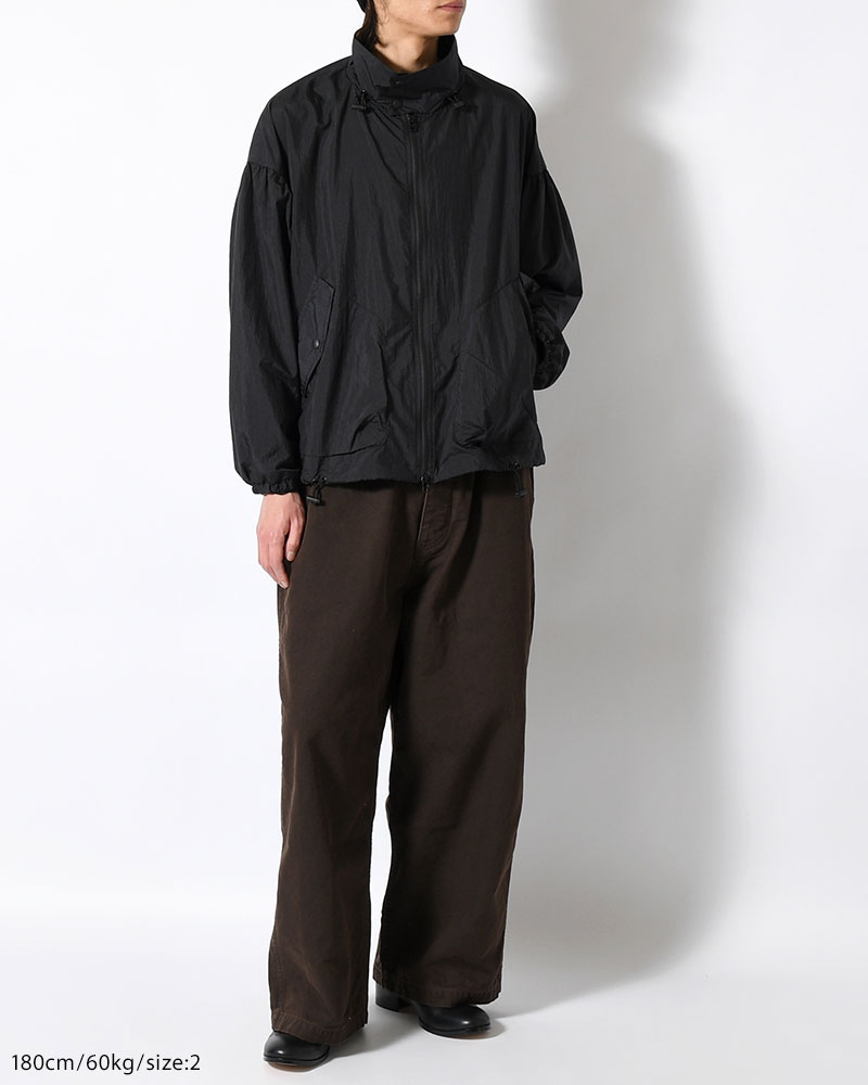 FRAMER NYLON JACKET -BLACK-