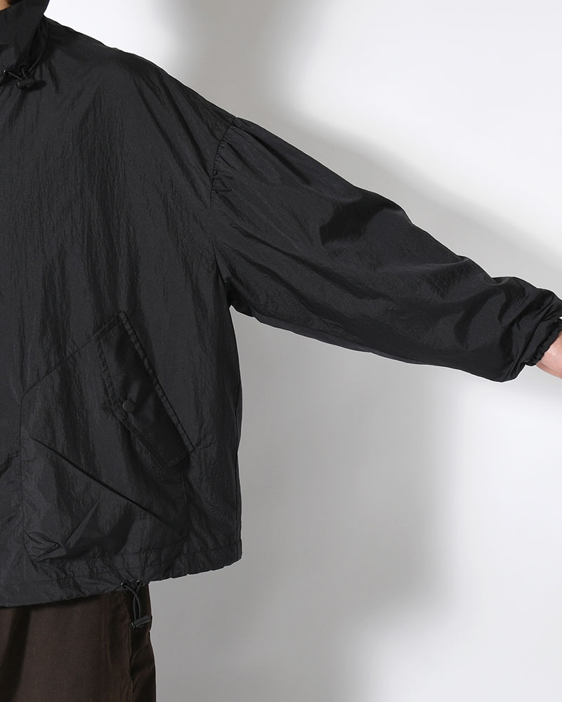 FRAMER NYLON JACKET -BLACK-